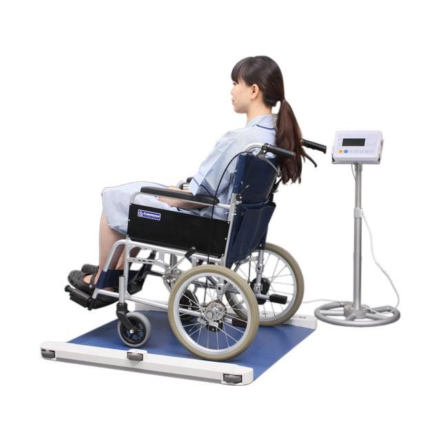 業務用デジタル車いす用体重計 200kg PW-650A 検定品 タニタの画像