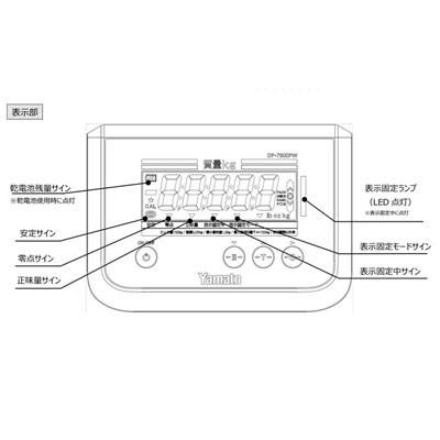 業務用デジタル体重計 150kg DP-7900PW-S セパレート型　検定品 大和製衡 【送料無料】_1