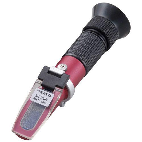 佐藤計量器/SATO 手持屈折計 SK-109R［0189-00］（糖度0〜50%の液体の濃度測定用）