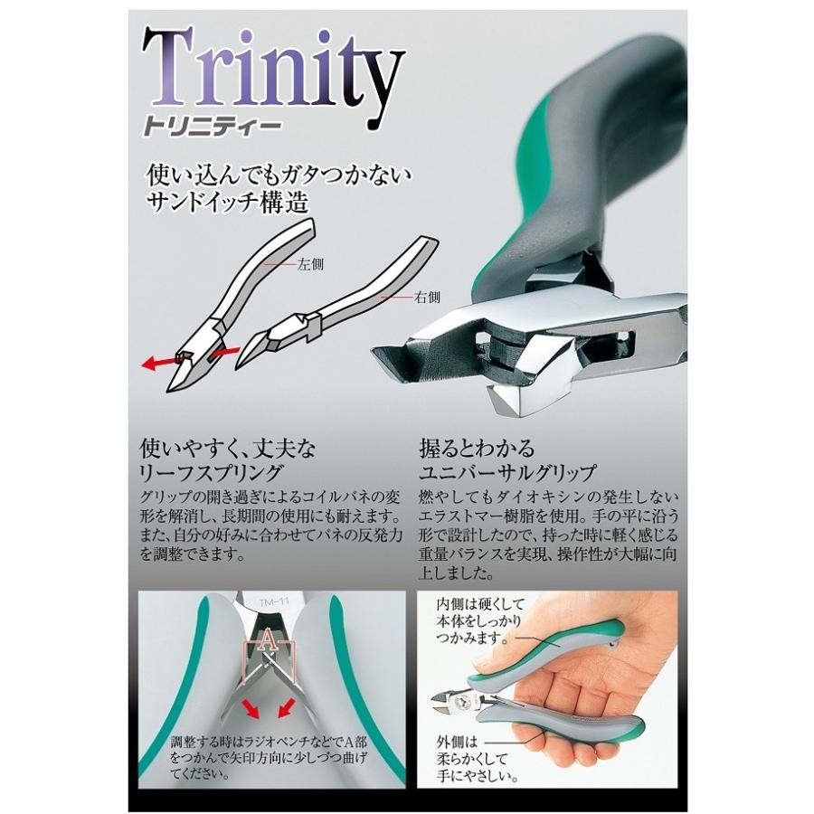ツノダ トリニティー ラウンドノーズプライヤー 130mm TM-09 : は