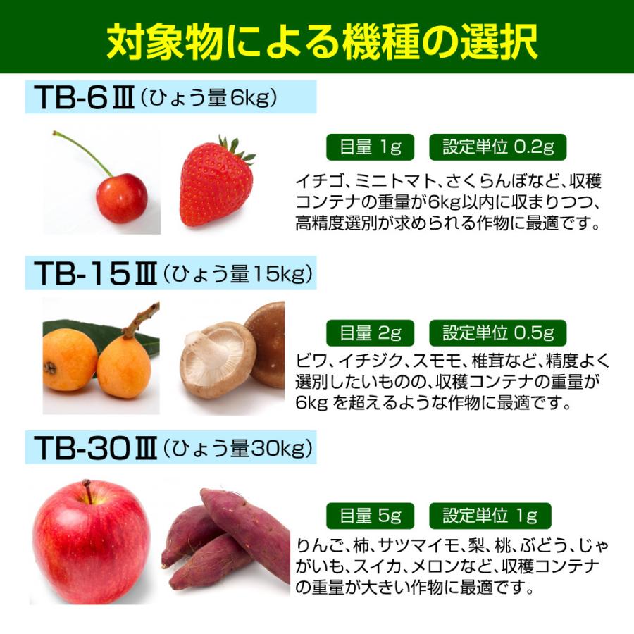 宝計機 分太III 30kg TB-30III 音声式重量選別機 ランキングスケール