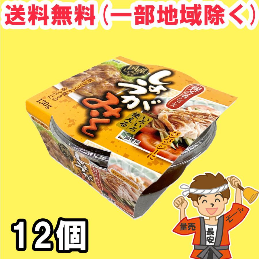 かねこみそ 親父の肴 しょうがみそ 130g×12個セット おかず 生姜 味噌