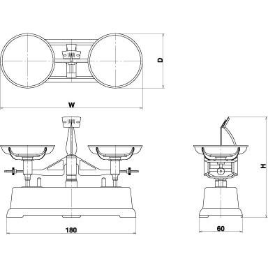 村上衡器 HS-500 高感度上皿天びん 天びん本体のみ ひょう量500g 感量200mg 日本製 MURAKAMI |  | 01