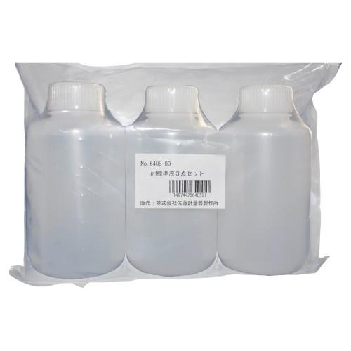 佐藤計量器 pH計用標準液500ml 3点セット No.6405-00 SATO | 