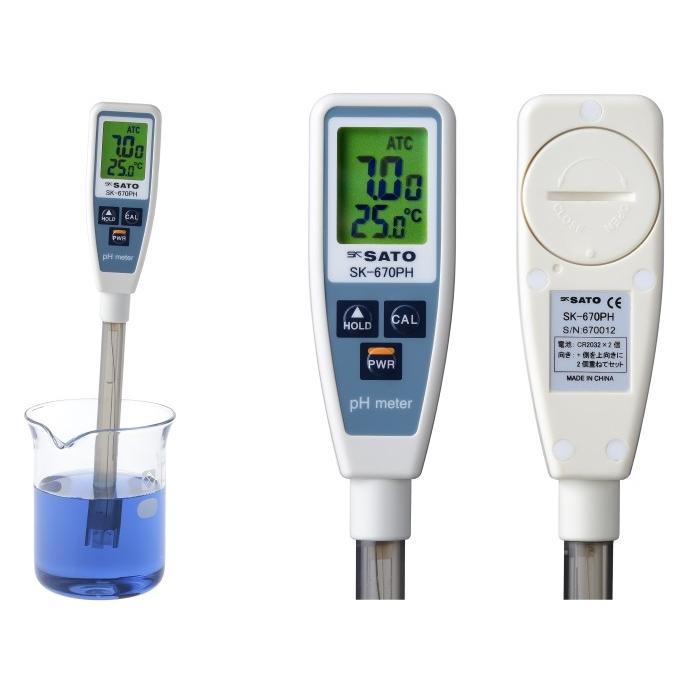 佐藤計量器 SK-670PH標準液セッ トペンタイプpH計 No.6433-00 SATO |  | 01