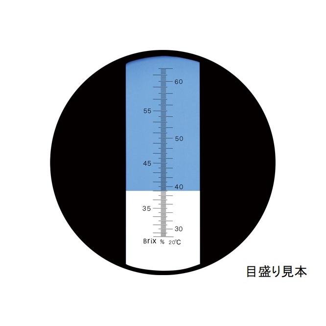 佐藤計量器 SK-101R (Brix28.0〜62.0%) 手持屈折計 No.0181-00 自動温度補正機能付 SATO_2