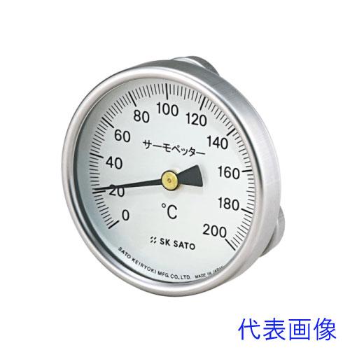 佐藤計量器 サーモペッター 0〜400℃ バイメタル式表面温度計 No.2340 