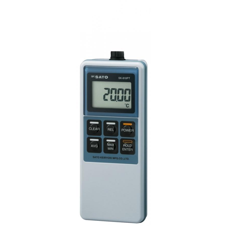 佐藤計量器 SK-810PT（指示計のみ） 精密型デジタル温度計 No.8012-00 SATO｜hakaronet