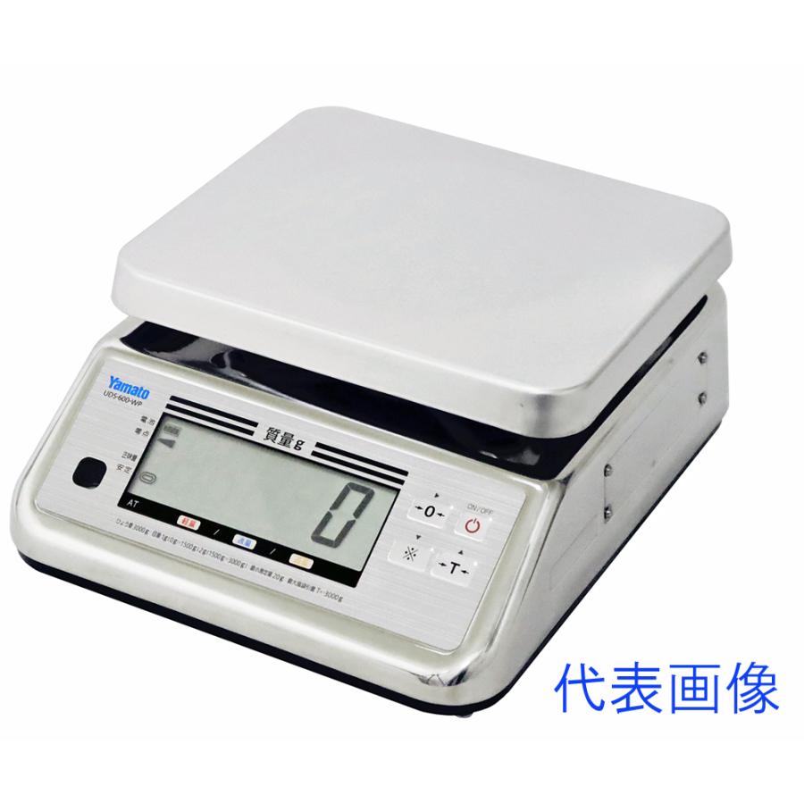 【受注生産品】 大和製衡 UDS-600-WPN-3 防水型デジタル上皿はかり ひょう量3kg 検定なし 日本製 Yamato