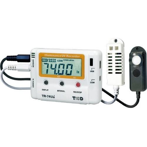 照度・紫外線・温度・湿度データロガー TR-74Ui (温度・湿度・照度・紫外線 各1ch)｜hakarumono