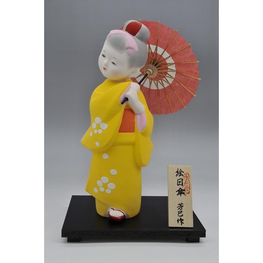 博多人形 【絵日傘】 どぉ〜お？かわいかやろ・・・？ : 博多人形本舗