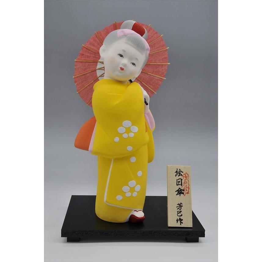博多人形 【絵日傘】 どぉ〜お？かわいかやろ・・・？ : 博多人形本舗