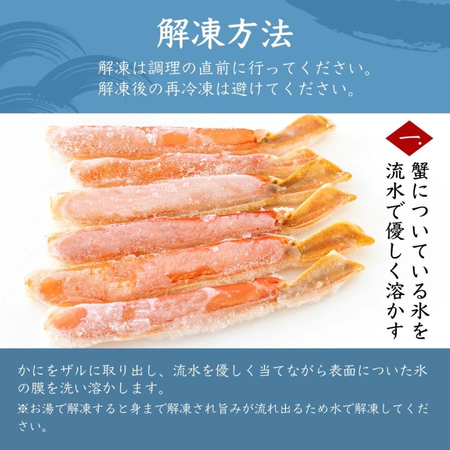 ずわい カニポーション 20本 生食可 かに 蟹 ズワイガニ ずわいがに  