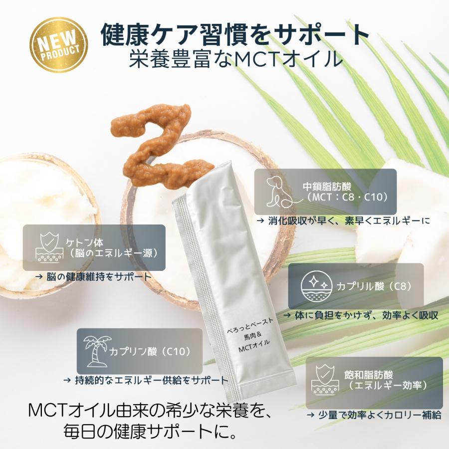 ぺろっとペースト お試し 2種 4本 セット 送料無料 国産 チキン 馬肉 オリーブオイル MCTオイル ピューレ　爆買 |  | 04