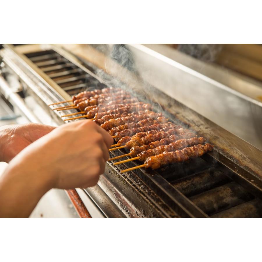 とりかわ 鶏皮 焼き鳥 10本セット 5本×2袋 串 やきとり 長政 : 博多