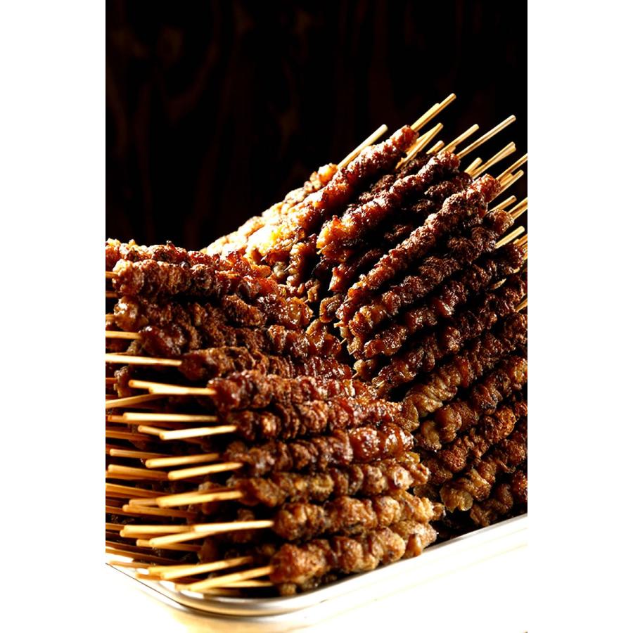 とりかわ 鶏皮 焼き鳥 50本セット 5本×10袋 串 やきとり 長政 : 博多