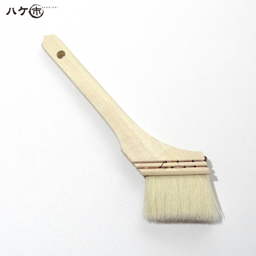 刷毛 ハケ ニス刷毛 白毛別製 60mm｜白山羊毛 先毛 油性 塗装用 : ハケ