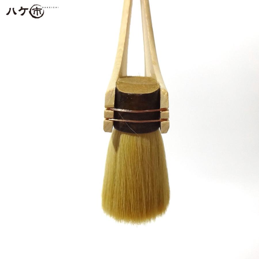 刷毛 白長毛 中長 最高品 高級ヤギ毛 100% 25号 幅 60mm 1本｜塗装用