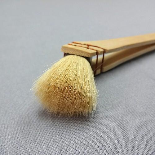 ハケ市 刷毛 ハケ 特価刷毛 高級白山羊毛 竹刷毛 24mm 300本の画像