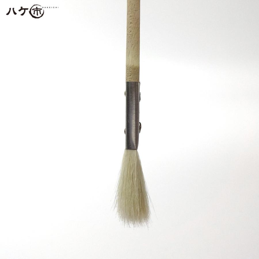 金巻ラック刷毛 白山羊毛 幅 55mm 600本セット｜薄平タイプ 木柄 ハケ 刷毛 塗装 ペンキ 工作 DIY プラモデル まとめ買い お得セットの画像