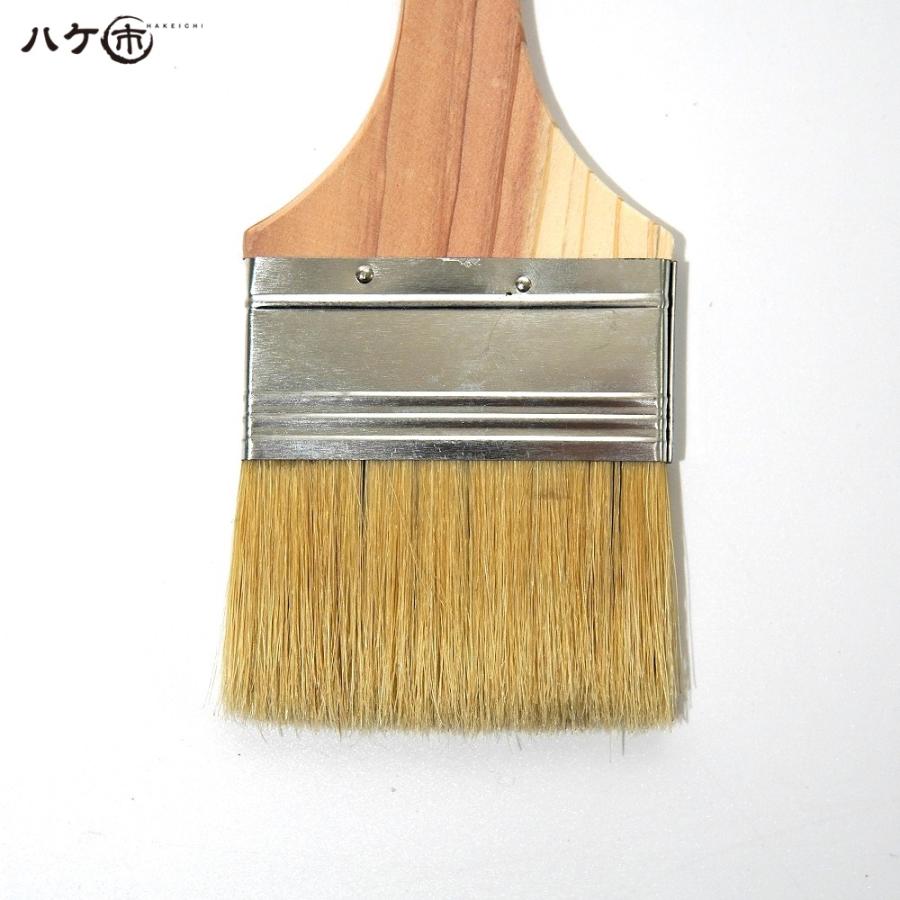 ハケ市 刷毛 ハケ 特価刷毛 左官用チリ刷毛 75mm 300本セット｜高級山羊毛 目地刷毛の画像