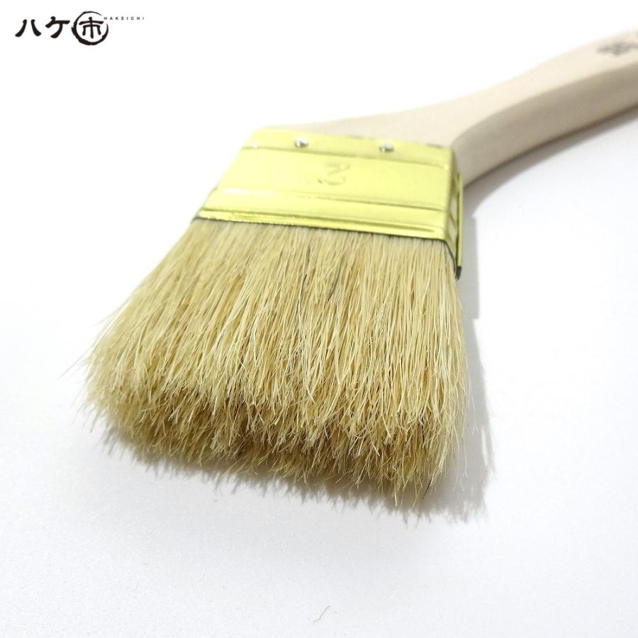 ハケ市 刷毛 白豚毛 実用刷毛 #835 20号 50mm 1本｜刷毛 ハケ 多用途