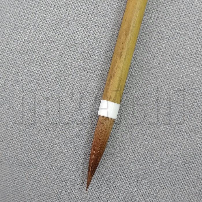 きくや筆本舗 書道筆 中筆・細筆 智育 赤毛 (太さ 6mm×毛丈30mm) か