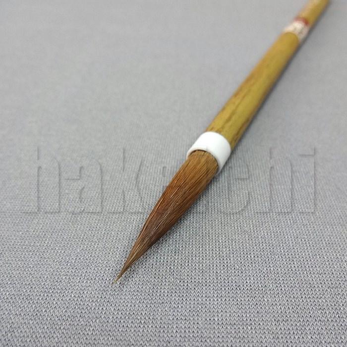 きくや筆本舗 書道筆 中筆・細筆 智育 赤毛 (太さ 6mm×毛丈30mm) か