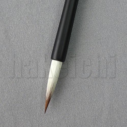 きくや筆本舗 書道筆 中筆・細筆 澄渓 白毛 (太さ 6.5mm×毛丈33mm