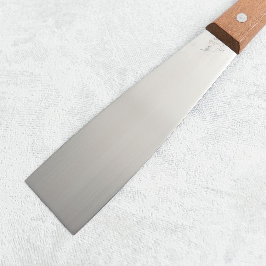 金ベラ ステンレス 木柄 イーグル印 直型 45mm 1個 550145｜内装 パテ