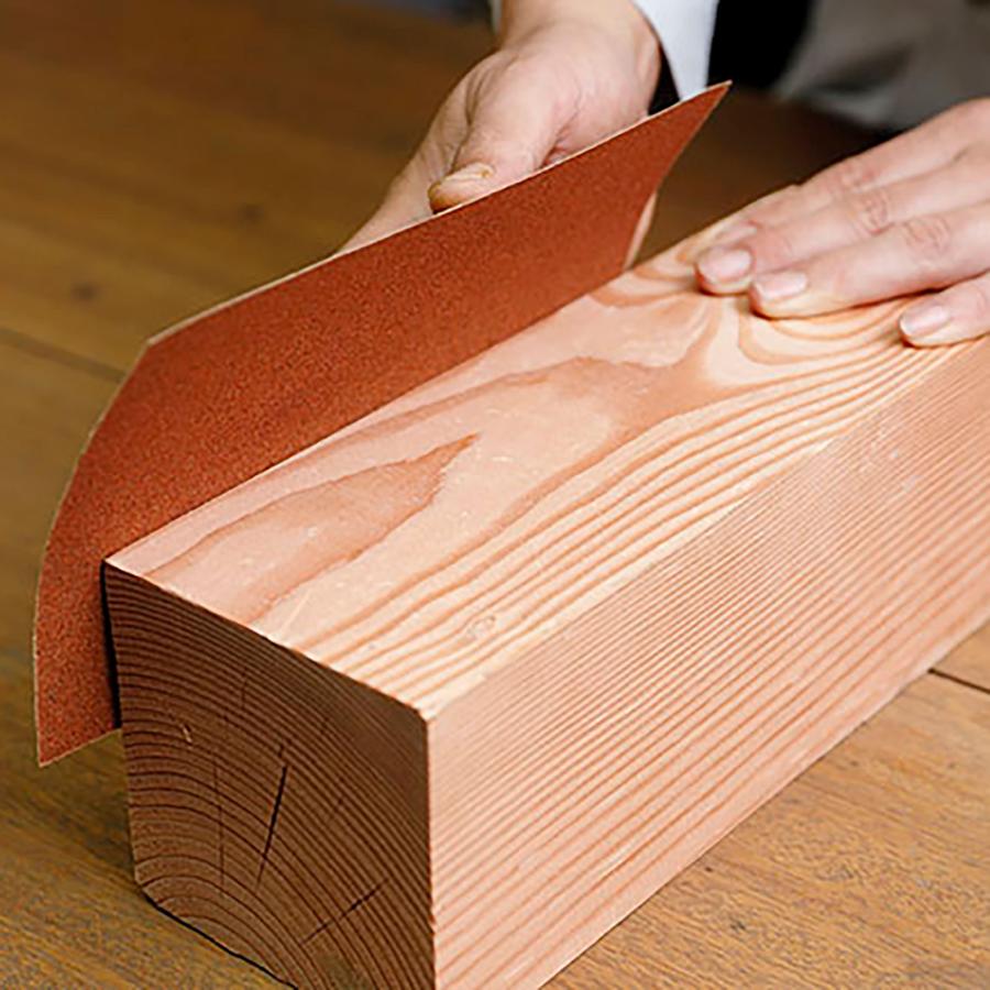 冨士トンボ 洋紙研磨紙 粒度 60 サイズ 230mm × 280mm 1100枚セット ｜ サンドペーパー 研磨 研磨紙 シート 日曜大工 教材向け ガーネット ニカワ 膠_2