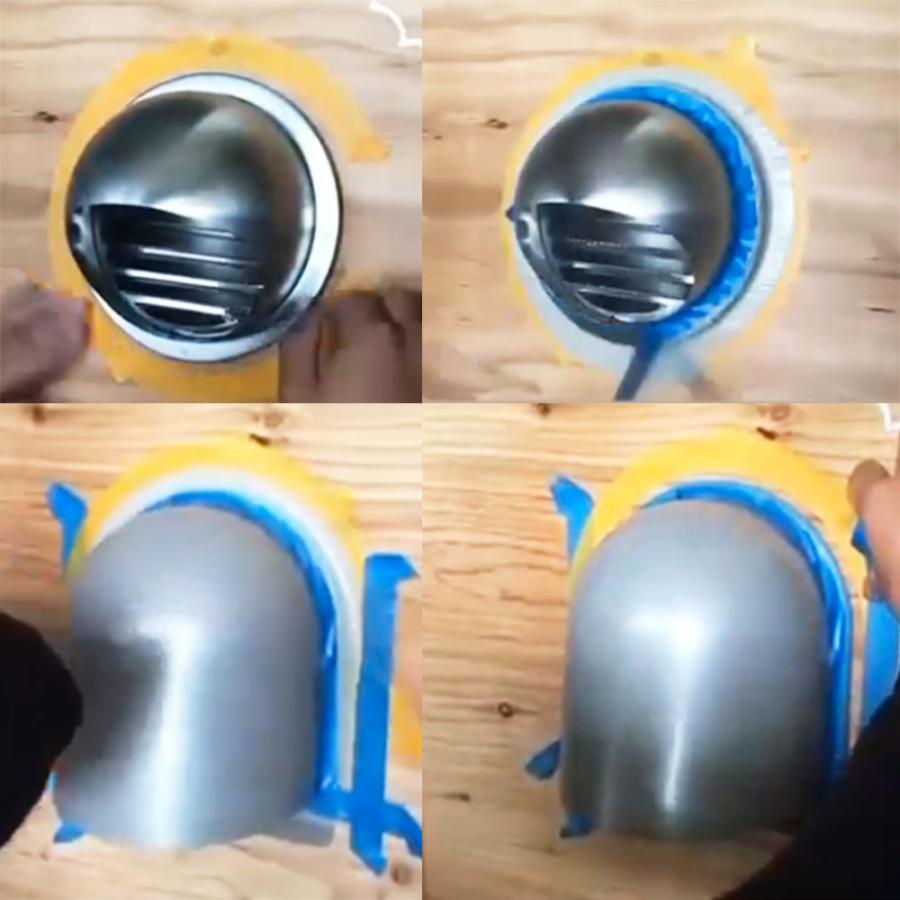 ベントキャップ マスキングテープ まるぽん S M L サイズ 各8枚入