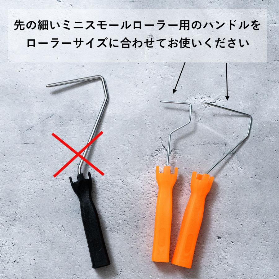 モケットローラー ミニスモールローラー 4インチ 毛丈 3mm 10本 モケットローラー ミニスモールローラー 4インチ 毛丈 3mm 10本