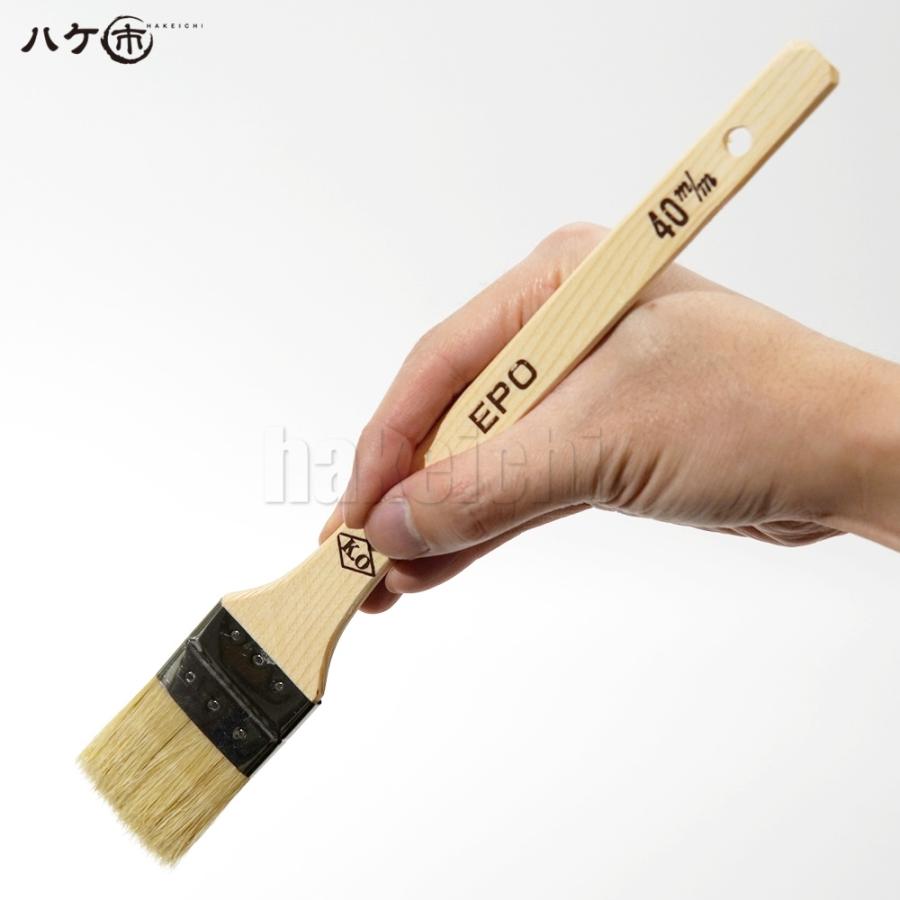 KO 白豚毛 金巻式刷毛 40mm OK80021 1本 ｜ 防水道具 刷毛 ハケ はけ 