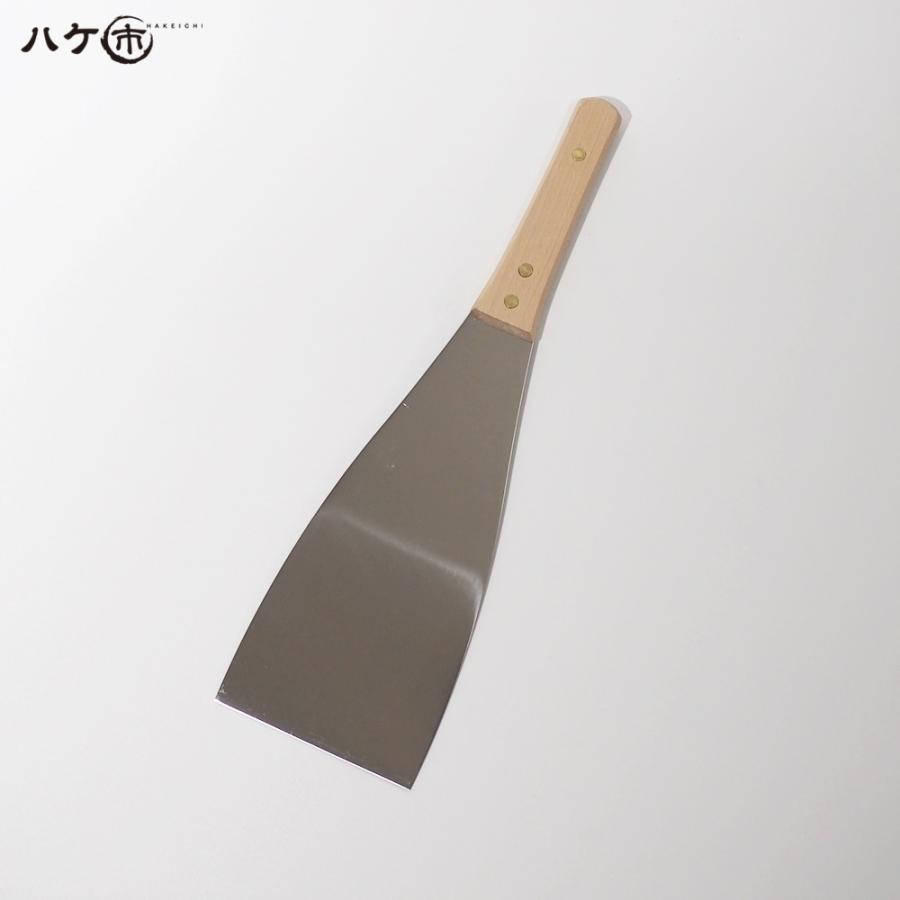 ステンレス 金ベラ KO ロスベラ 長柄 幅 120mm｜錆びに強い｜仕上げ