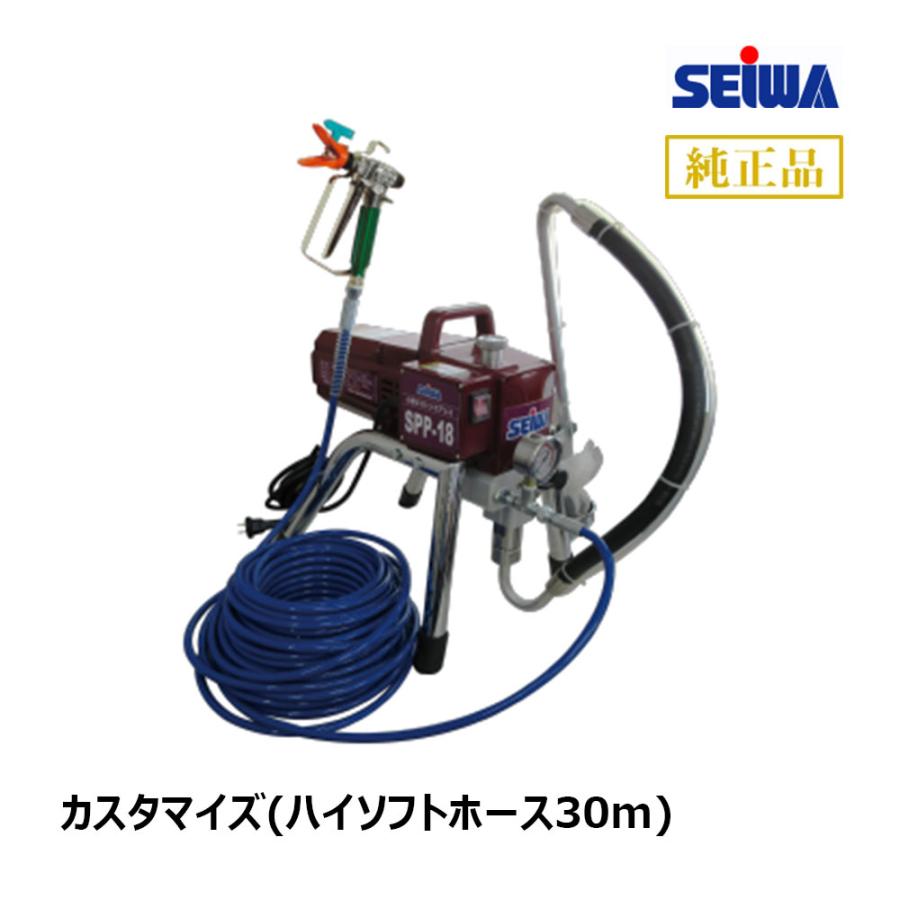 精和産業 塗装機 小型ピストン電動エアレス SPP-18 標準セット(仕様 