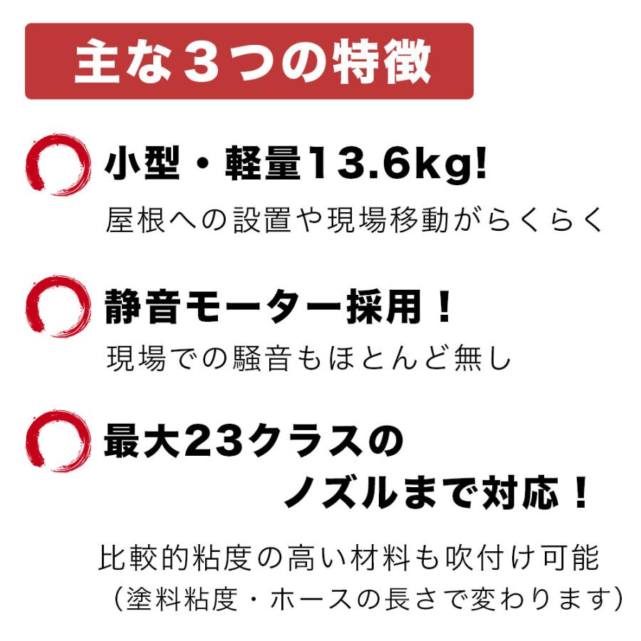 精和産業 塗装機 小型ピストン電動エアレス SPP-18 標準セット 精和産業 塗装機 小型ピストン電動エアレス SPP-18 標準セット