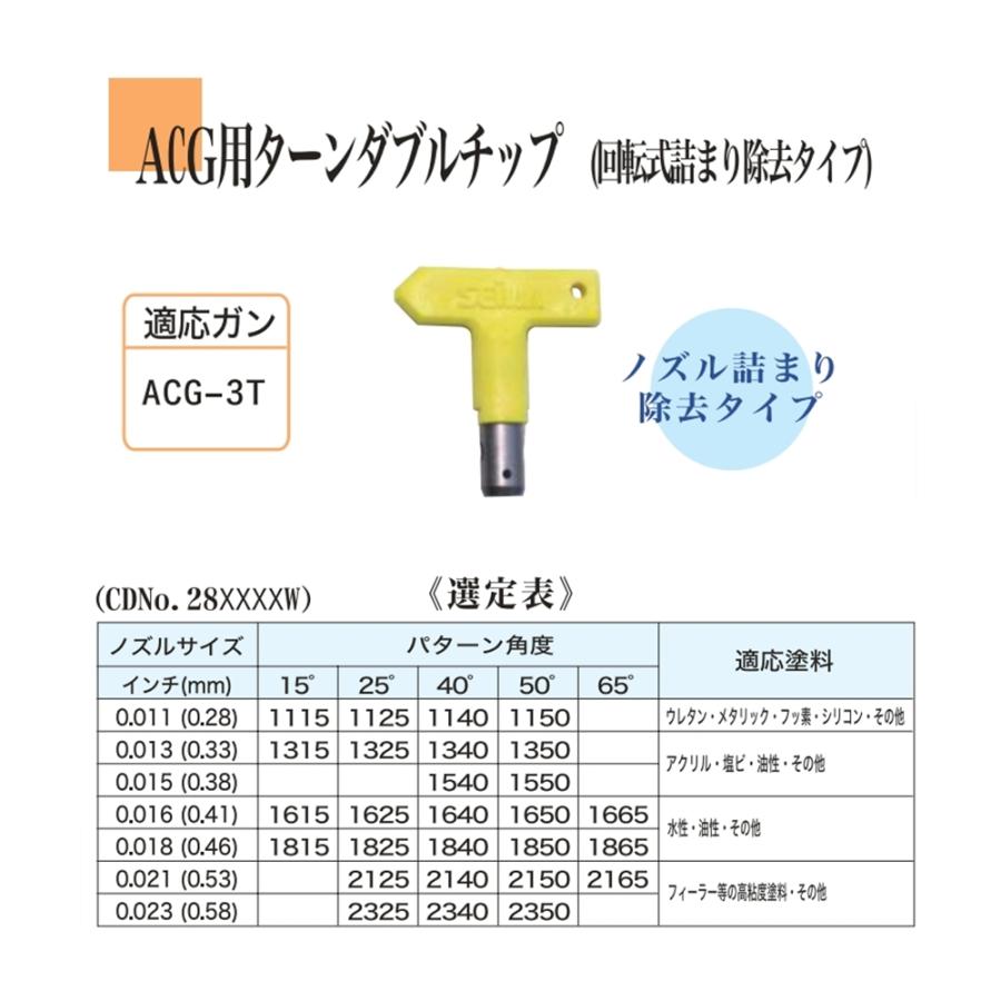 精和産業 塗装機付属品 ACG用 ターンクリーンチップ 単体 各種サイズあり S28xxxxA｜ 塗装機付属品  SEIWA セイワ 代引不可｜hake1netshop｜02