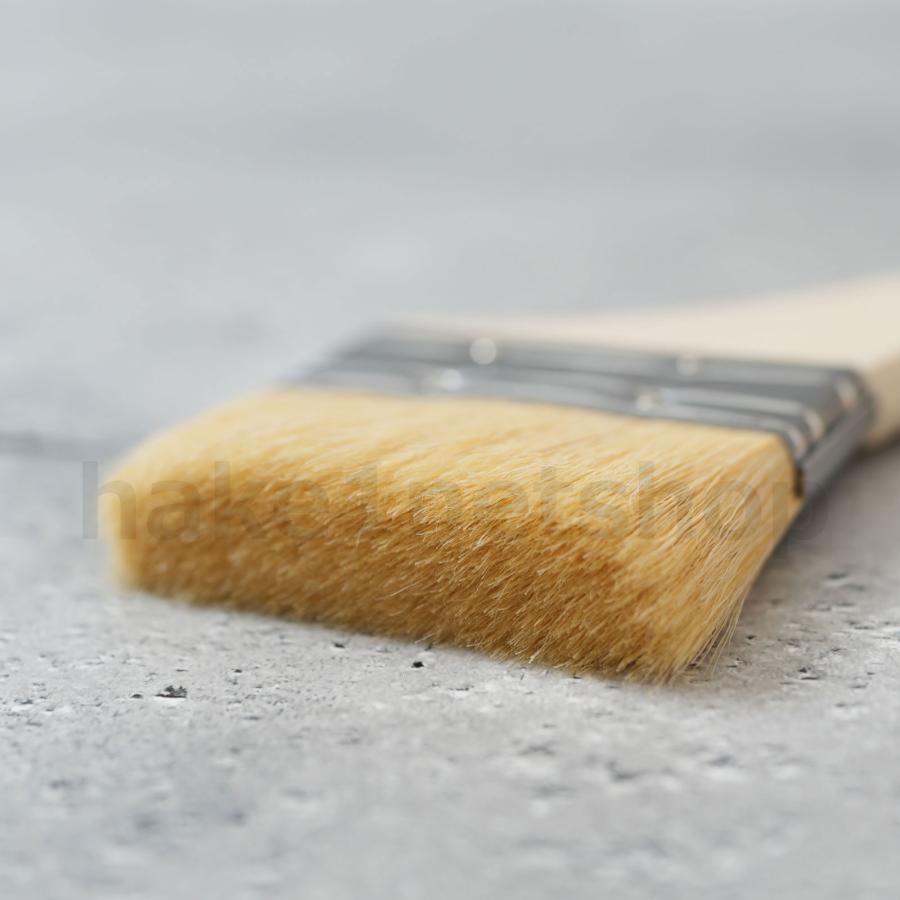 好川産業 刷毛 白山羊毛 どんたく 30号 70mm 1本 ｜ マルヨシ ダメ込み