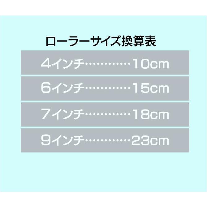 ペインターズ ローラー 外装用 レギュラー9インチ中長毛（20ミリ）10本入り｜hakeya｜02