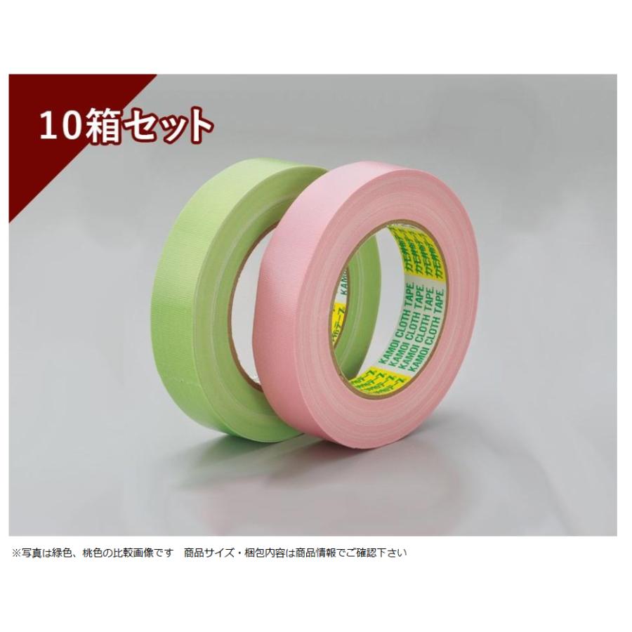 カモイ 布テープ #6800 30mm×25m 桃 10箱セット 1箱60巻入り : はけ屋 