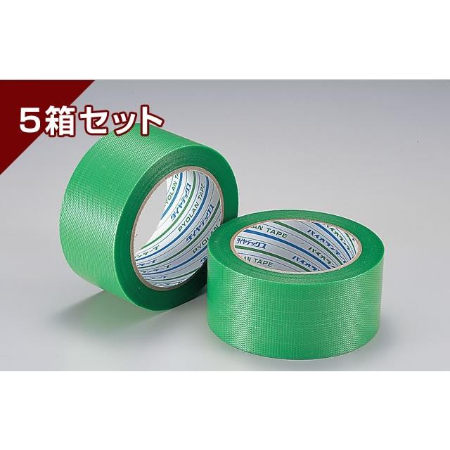 養生・マスキングテープ パイオランテープ(グリーン)Y09GR 50mm×25m 5