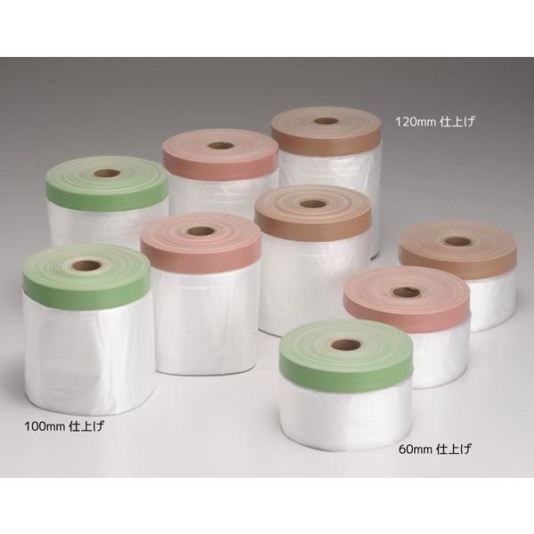 コロナ布マスカー　1000mm×25m緑　仕上幅100ミリ　60巻