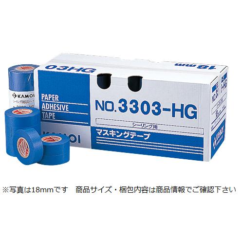 養生・マスキングテープ カモ井 シーリングテープ #3303-HG 24mm×18m