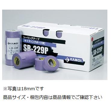 予約】 養生 マスキングテープ カモ井 シーリングテープ SB-229P 21mm