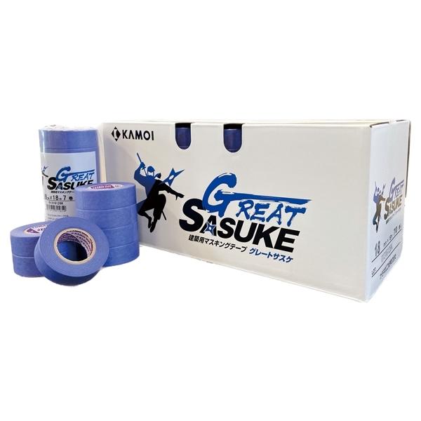 養生・マスキングテープ カモ井 塗装用マスキングテープ グレート  