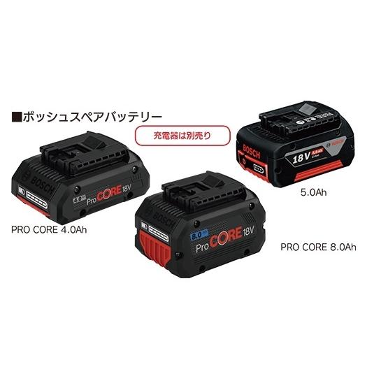 BOSCHバッテリーインパクトドライバー ボッシュ インパクトドライバー用 バッテリー PRO CORE 8.0Ah : はけ屋