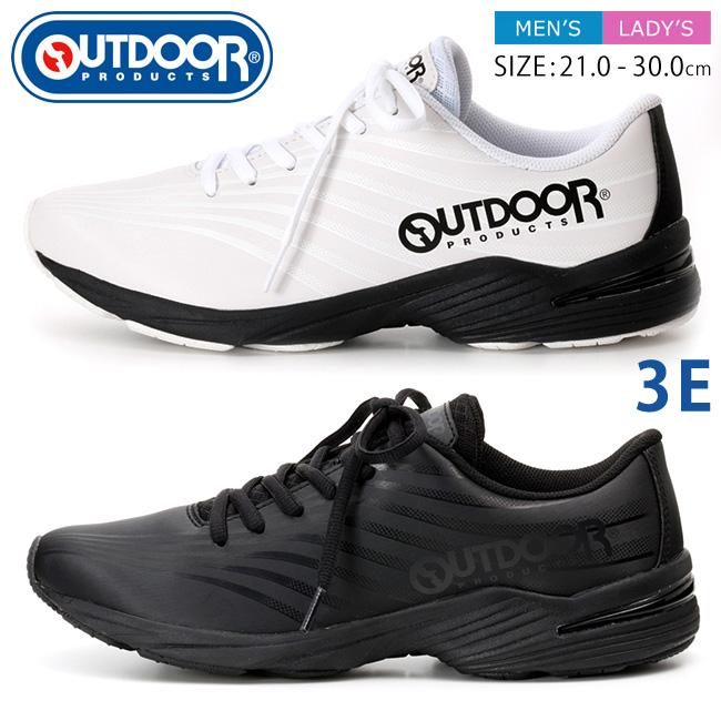 アウトドアプロダクツ スニーカー メンズ レディース 3E 幅広