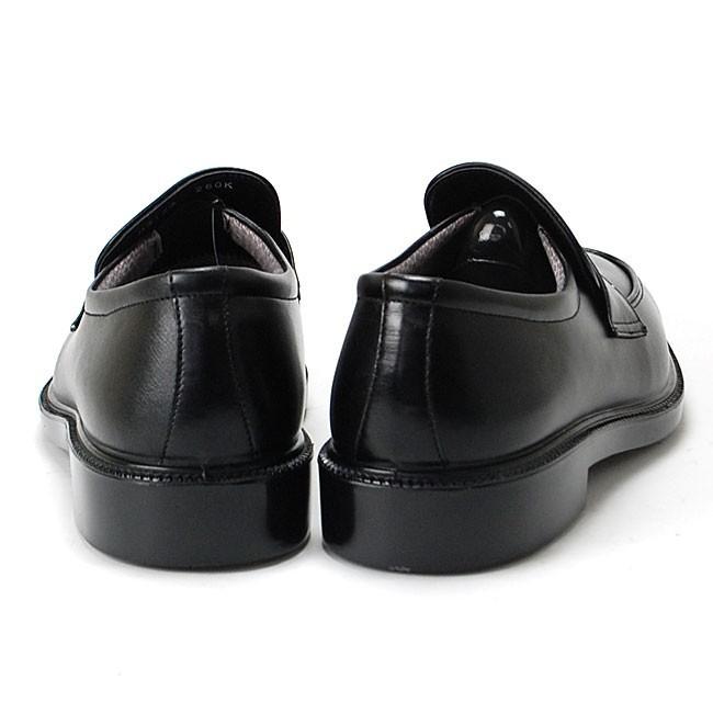 通勤快足 ビジネスシューズ 本革 歩きやすい ローファー 幅広 4E 軽量