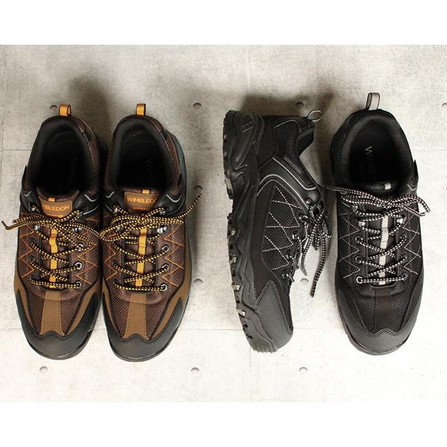 ウィンブルドン アサヒ M046WS メンズスニーカー ブラウン ブラック